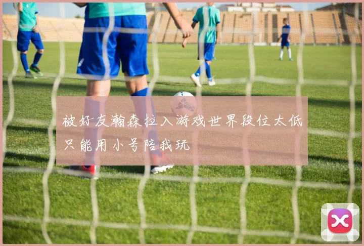 被好友瀚森拉入游戏世界段位太低只能用小号陪我玩