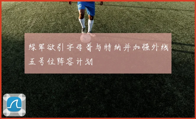 绿军欲引字母哥与特纳并加强外线五号位阵容计划